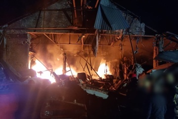 Enterprise damaged in Russia’s overnight drone attack on Kyiv region