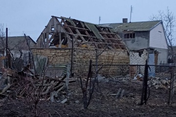 Russian military shells village in Kherson region, injured woman hospitalized