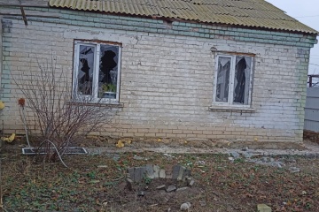 Russians shell Kherson, one injured