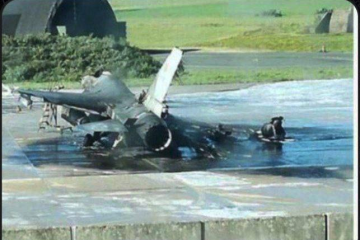 ウクライナ、オデーサで戦闘機Ｆ１６が破壊されたとするロシアの偽情報を否定