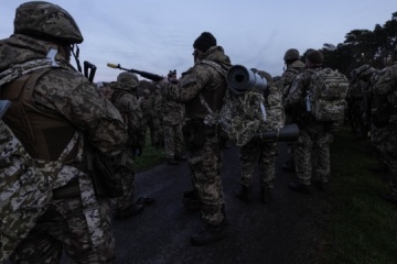 General Staff shows Ukrainian military trained in field combat output in United Kingdom