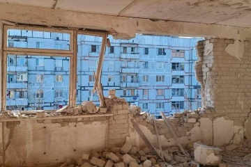 Enemy shells Stepnohirsk in Zaporizhzhia region with MLRS, killing man