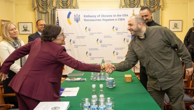 Umerov, Pritzker discuss joint production of weapons, equipment by Ukraine, USA