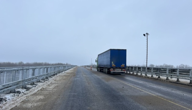 Bridge over Desna River restored in Chernihiv region