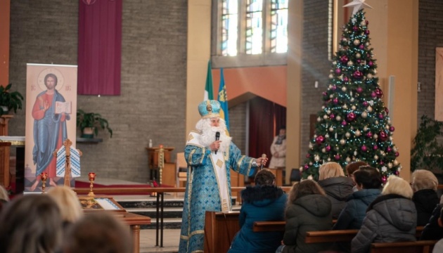 До дітей української громади в Дубліні завітав святий Миколай