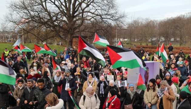 На пропалестинській демонстрації в Нідерландах вимагали припинення вогню в Газі