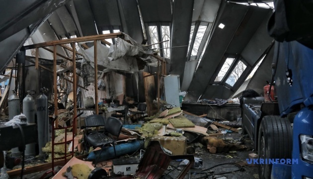 Нічна атака на Одесу: постраждали двоє працівників авторемонтного підприємства