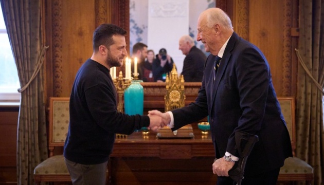 Zelensky thanks King of Norway for Ukraine support program