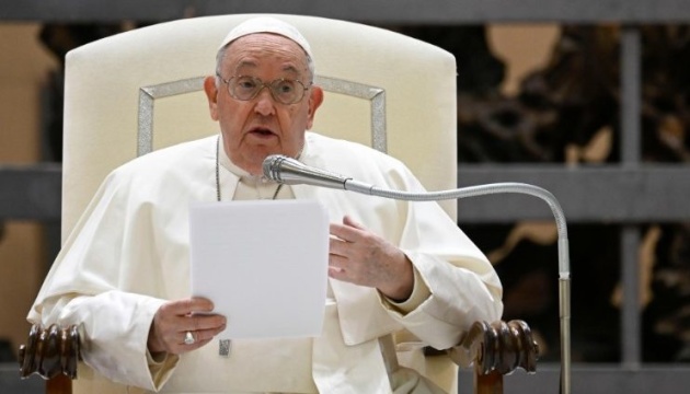 Папа Римський закликав не забувати молитися за мир, особливо в Україні