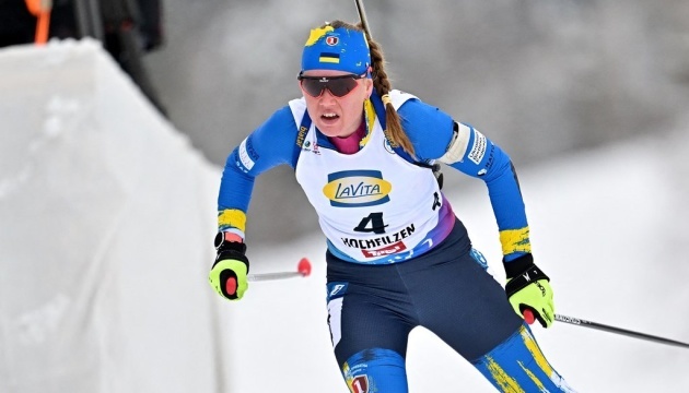 Анастасія Меркушина увійшла до топ-10 Кубка світу з біатлону у Швейцарії  