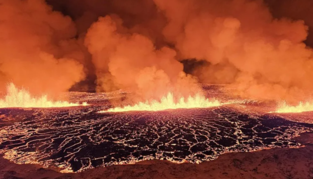 В Ісландії після серії землетрусів почалося виверження вулкана