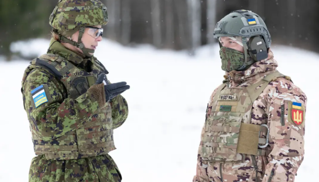 В Естонії за два роки пройшли навчання 1300 українських військових
