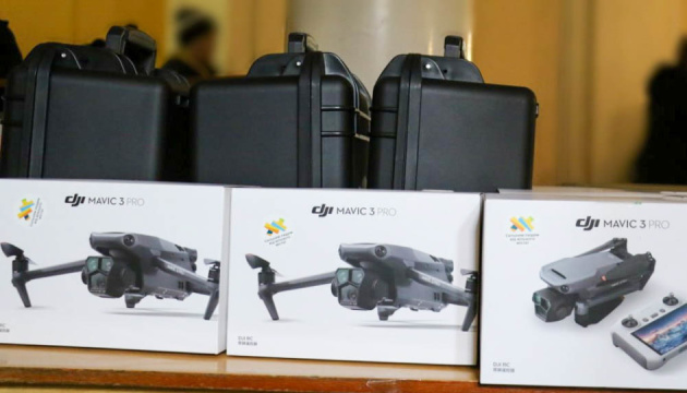 Zhytomyr hands over batch of drones worth ₴1 million to military