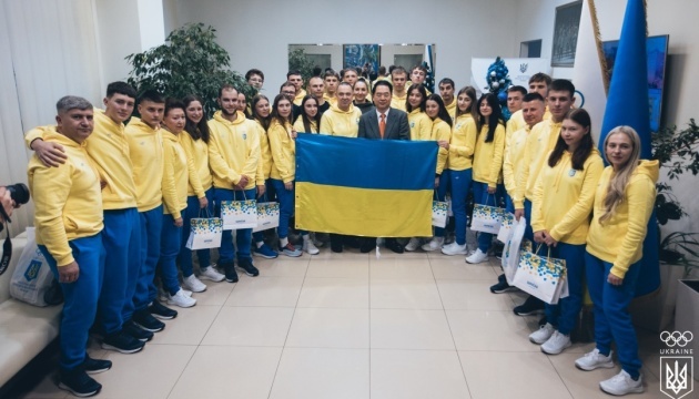 У Києві пройшли проводи збірної України на зимові Юнацькі Олімпійські ігри
