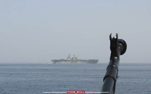 Фото: Iranian Revolutionary Guard/Tasnim News Agency via AP