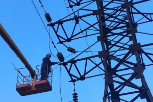 Power supply facility in Kherson community de-energized due to shelling