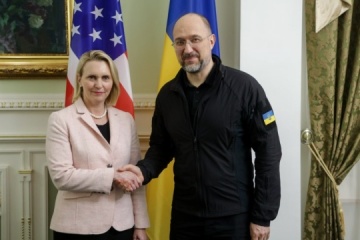 Szmyhal omówił z ambasador USA wzmocnienie obrony powietrznej i systemowe finansowanie Ukrainy

