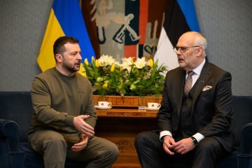 Zełenski spotkał się z prezydentem Estonii

