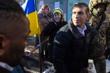 Sunak przybył do Kijowa i zapewnił: Wielka Brytania jest z Ukraińcami

