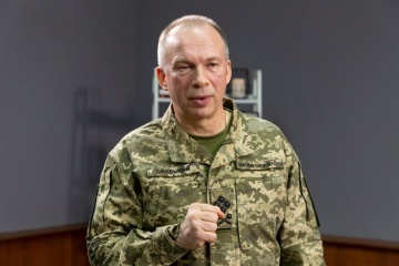 Syrskyi congratulates Barhylevych on appointment as chief of Ukraine's General Staff