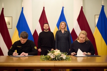 Ukraine, Latvia sign agreement on technical, financial cooperation