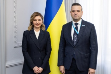 Zelenska y Mammadzade debaten los proyectos de UNICEF en Ucrania