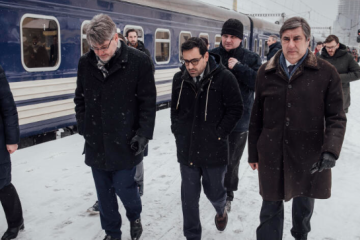 Le nouveau ministre français des Affaires étrangères en déplacement à Kyiv
