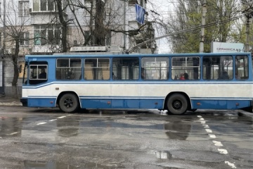 Trolleybus services fully resumed in Kherson following Russian shelling