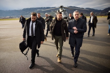 Volodymyr Zelensky arrive en Suisse pour participer au Forum économique mondial de Davos