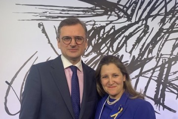 Kuleba, Freeland discuss use of Russia's frozen assets to support Ukraine