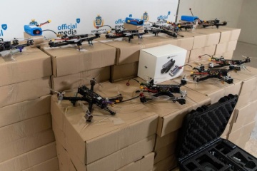 Communities in Kherson region hand over 100 FPV drones to Ukrainian defenders