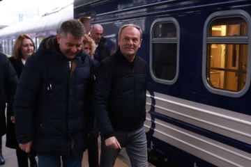 Donald Tusk przybył z wizytą do Kijowa

