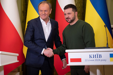 国境封鎖問題につきゼレンシキー宇大統領とトゥスク・ポーランド首相、対話での解決で同意