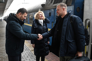 Le ministre lituanien des Affaires étrangères est en visite à Kyiv