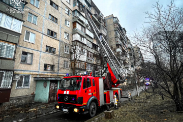 Apartment burns down in Dniprovskyi district of Kyiv, one person killed