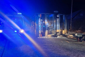 Un bus ukrainien a eu un accident en Pologne : 20 blessés