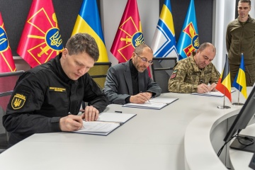 Ucrania y Bélgica firman un memorando sobre la producción conjunta de armas y reparación de equipos