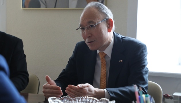 Посол Японії: Наша підтримка України буде непохитною і в новому році