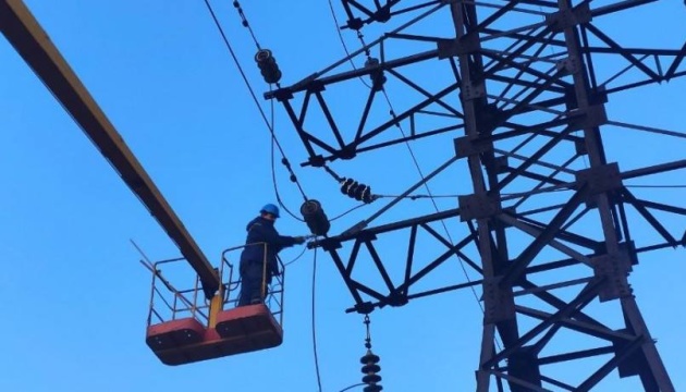 Energy repair crews restore power supplies to 14,000 households in Odesa region
