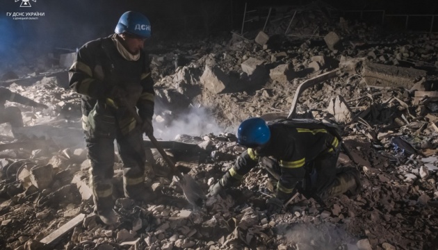 Child's body retrieved from rubble in Pokrovsk district of Donetsk region
