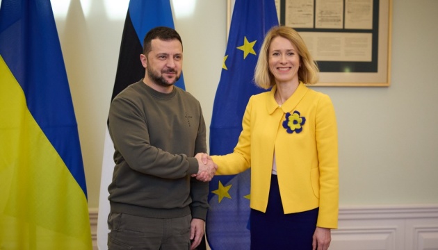 Зеленський обговорив із прем'єркою Естонії оборонні потреби України
