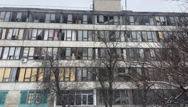У Харкові ракетний удар пошкодив будівлі політехнічного університету