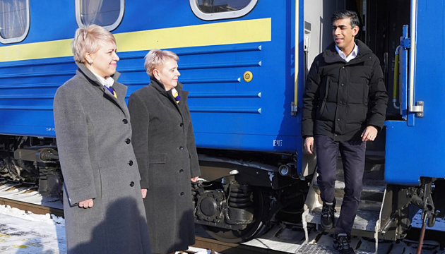 Sunak llega a Kyiv y asegura que el Reino Unido seguirá apoyando a Ucrania