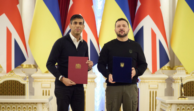 Зеленський і Сунак провели переговори та підписали угоду у сфері безпеки