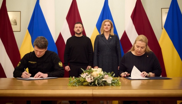 Ukraina un Latvija paraksta līgumu par tehnisko un finansiālo sadarbību