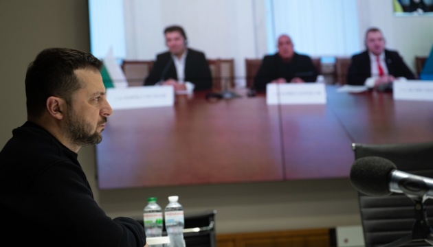Зеленський обговорив оборонну підтримку України з лідерами коаліції парламенту Болгарії 