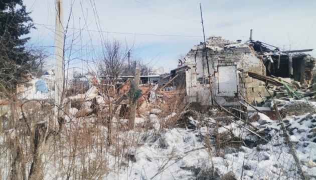 Russians drop aerial bombs on village in Kherson region, injuring two civilians