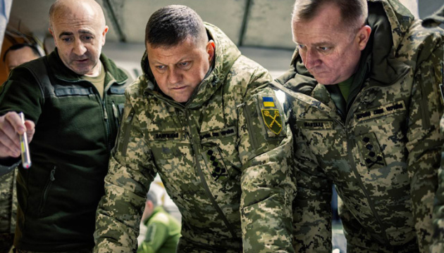 Armeechef Saluschnyj und Generalstabschef Schaptala waren mehrere Tage an der Front