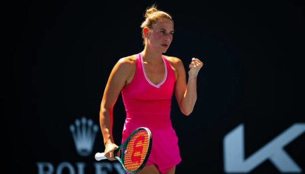 Марта Костюк вийшла до другого кола парного розряду Australian Open