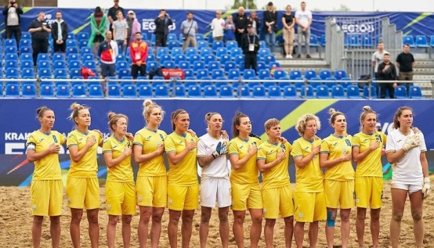 Жіноча збірна України зберігає третю позицію у світовому рейтингу пляжного футболу
